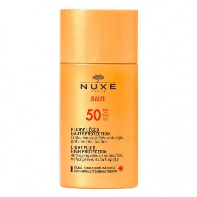Nuxe Sun ecran Fluide léger visage SPF 50