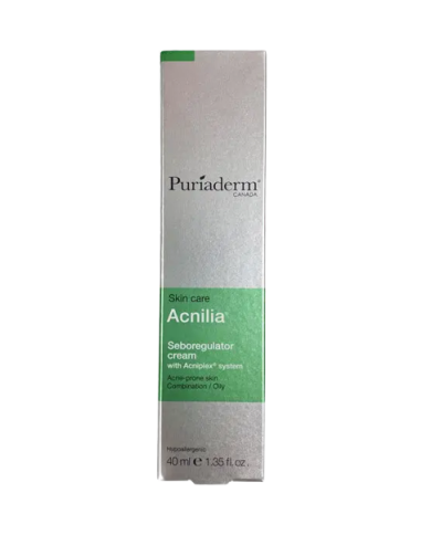 Puriaderm Acnilia crème seboregulatrice 40ml