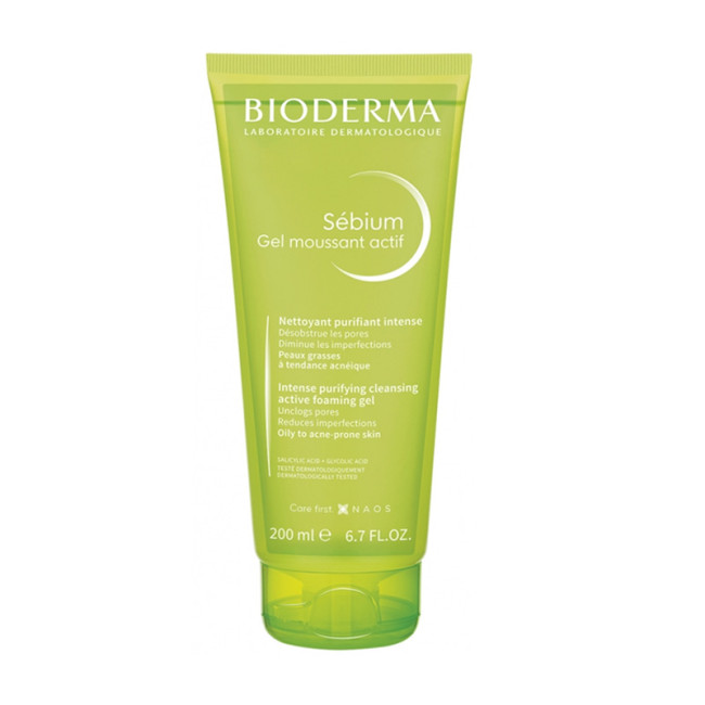 Bioderma Sébium Gel moussant actif 200ml