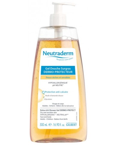 Neutraderm Gel douche surgras avec pompe 1L Neutraderm Gel douche surgras avec pompe 1L