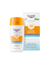 Eucerin Ecran Sun Protection Sensitive Protect Fluid hydratant SPF 50+ Eucerin Ecran Sun Protection Sensitive Protect Fluid hydratant SPF 50+
