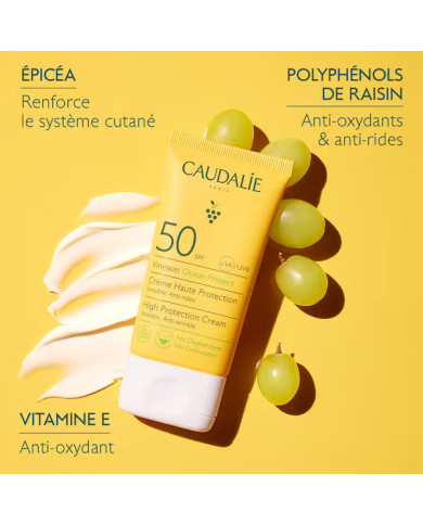 Caudalie Ecran crème solaire visage anti-rides SPF50 - 50 ml
