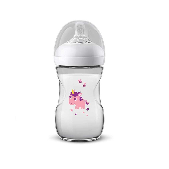 Avent natural biberon décoré dès 1 mois 260 ml