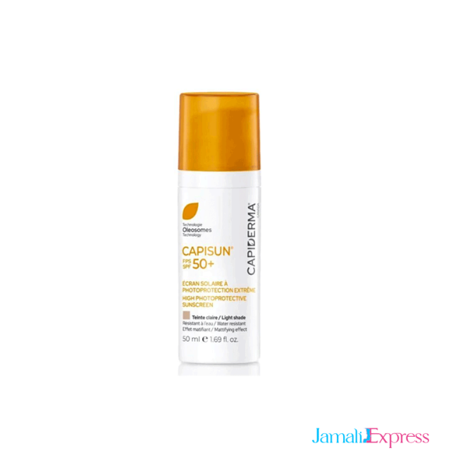 Capiderma Capisun crème invisible SPF50+ - 50 ml Capiderma Capisun crème invisible SPF50+ - 50 ml