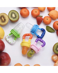 Sucette Grignoteuse Anneau d’Alimentation Fruits en Silicone