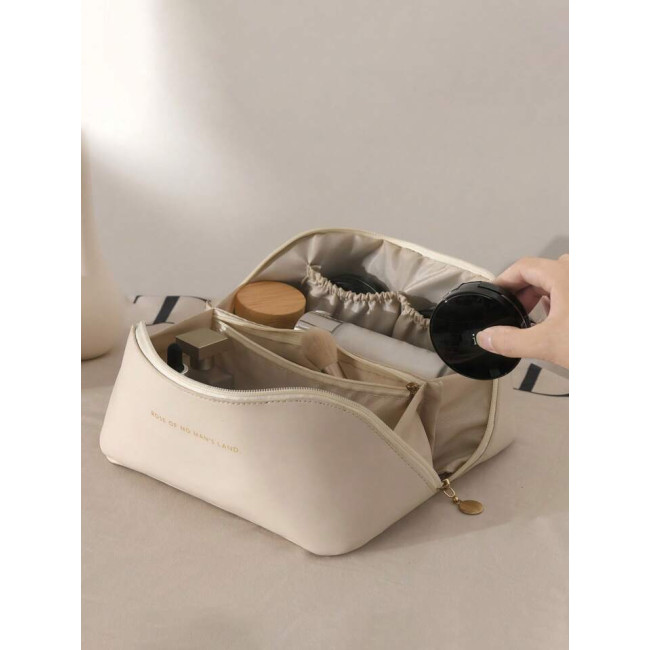 Sac de rangement cosmétique Blanc cassé