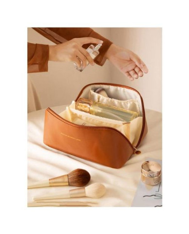 Sac de rangement cosmétique Camel