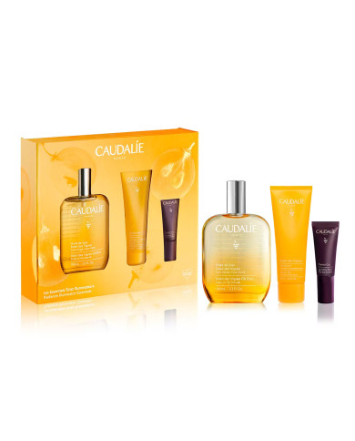 Caudalie Coffret Les Essentiels Éclat Illuminateurs Huile Soleil de Vigne Caudalie Coffret Les Essentiels Éclat Illuminateurs Huile Soleil de Vigne