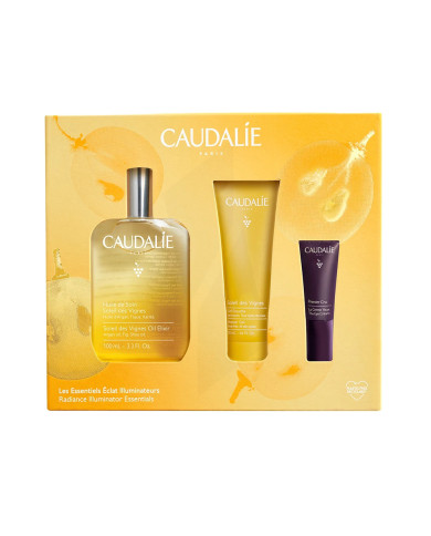 Caudalie Coffret Les Essentiels Éclat Illuminateurs Huile Soleil de Vigne Caudalie Coffret Les Essentiels Éclat Illuminateurs Huile Soleil de Vigne