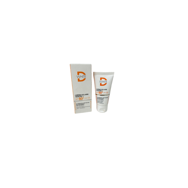 D WHITE ÉCRAN CRÈME SOLAIRE SPF50+ 50ML D WHITE ÉCRAN CRÈME SOLAIRE SPF50+ 50ML