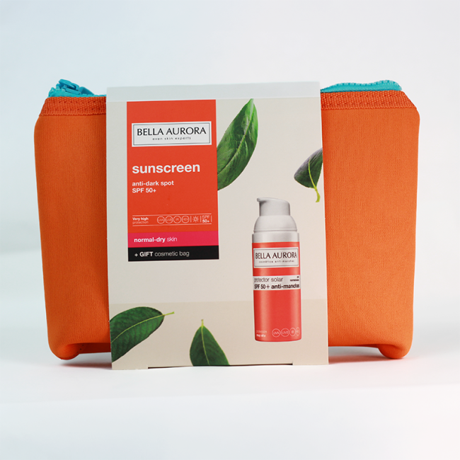 BELLA AURORA Pack Ecran Peau Normale à Sèche+ Trousse