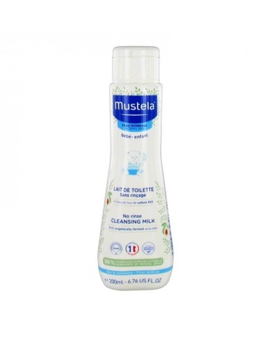 Mustela lait de toilette sans rincage - 200 ml Mustela lait de toilette sans rincage - 200 ml