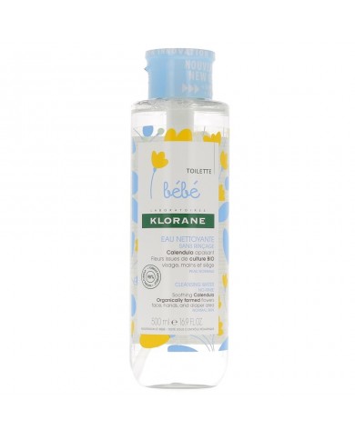 Klorane Bébé eau nettoyante sans rincage - 500 ml