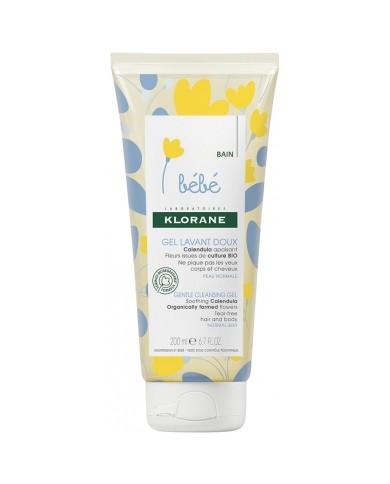 Klorane bébé gel lavant doux - 200 ml