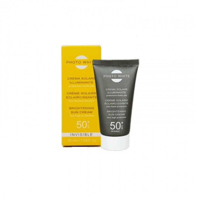 Photo White ecran Crème solaire éclaircissante invisible SPF 50+