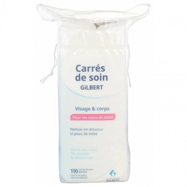Gilbert Carré de soin (100 carrés)