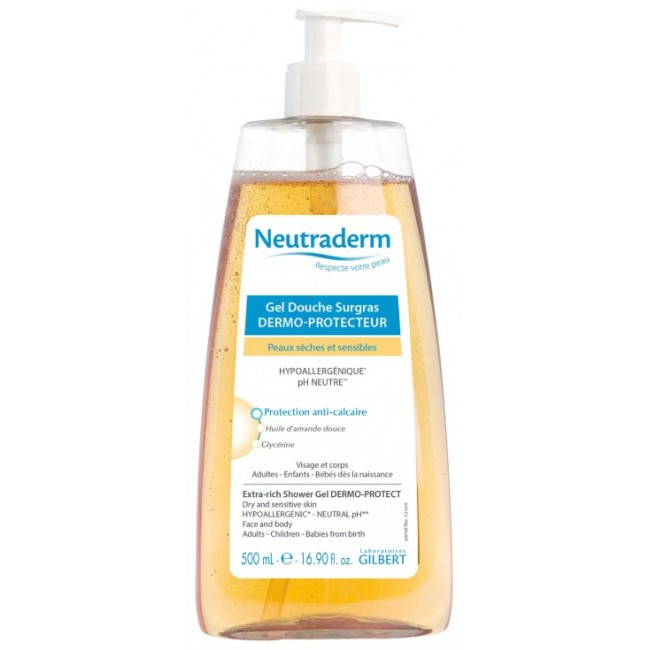 Neutraderm Gel douche surgras avec pompe 500ml