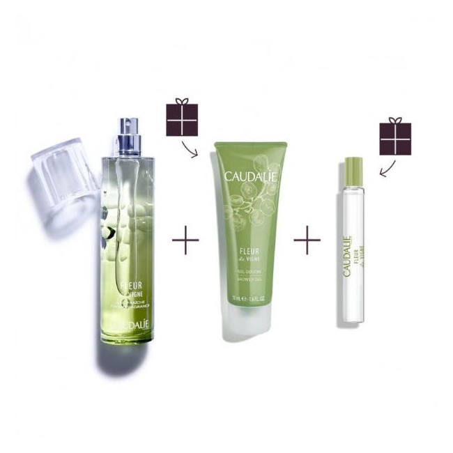 Caudalie Coffret Le Trio Parfumé Fleur de Vigne Edition Noël Caudalie Coffret Le Trio Parfumé Fleur de Vigne Edition Noël
