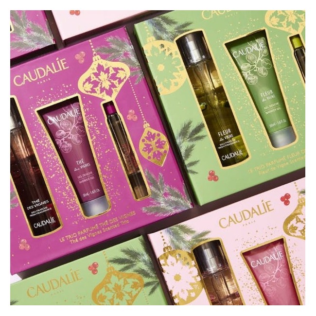 Caudalie Coffret Le Trio Parfumé Fleur de Vigne Edition Noël Caudalie Coffret Le Trio Parfumé Fleur de Vigne Edition Noël
