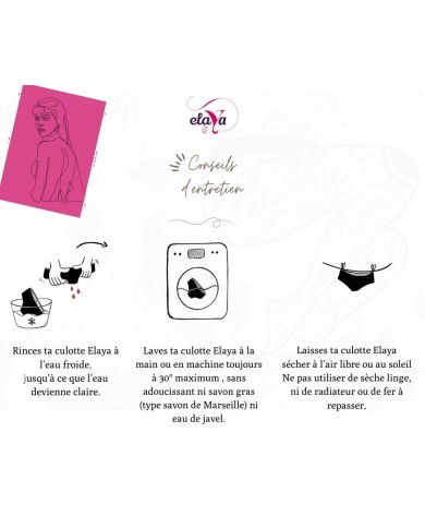 Elaya Culotte Menstruelle Boxer HUYAM