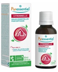 Puressentiel Huiles Essentielles Pour Diffusion Citronnelle + 3 Huiles Essentielles 30ml