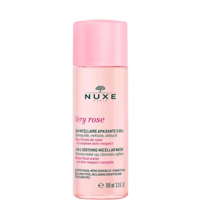 Nuxe Very Rose Eau Micellaire Hydratante 3-en-1, 100 ml